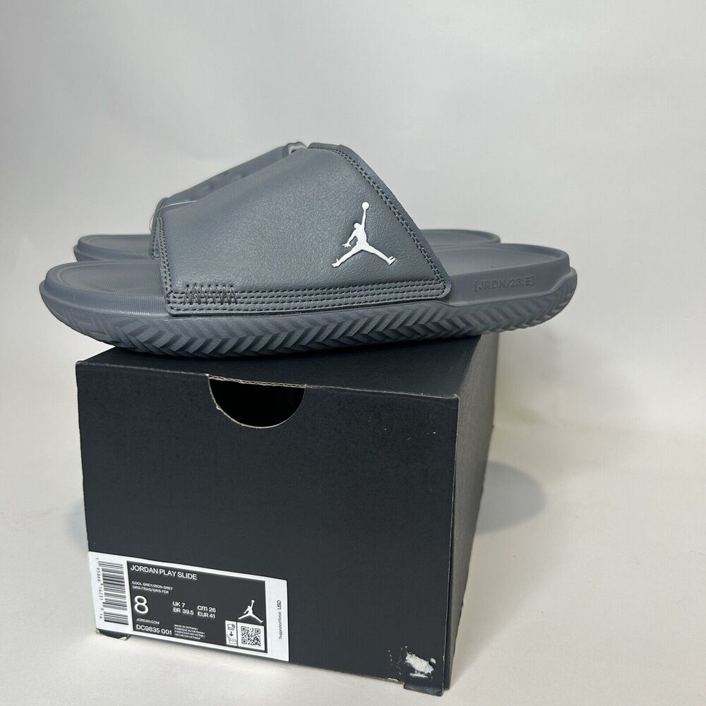 Jordan Play Slide Sandal “Cool Grey/Iron Grey” 2024